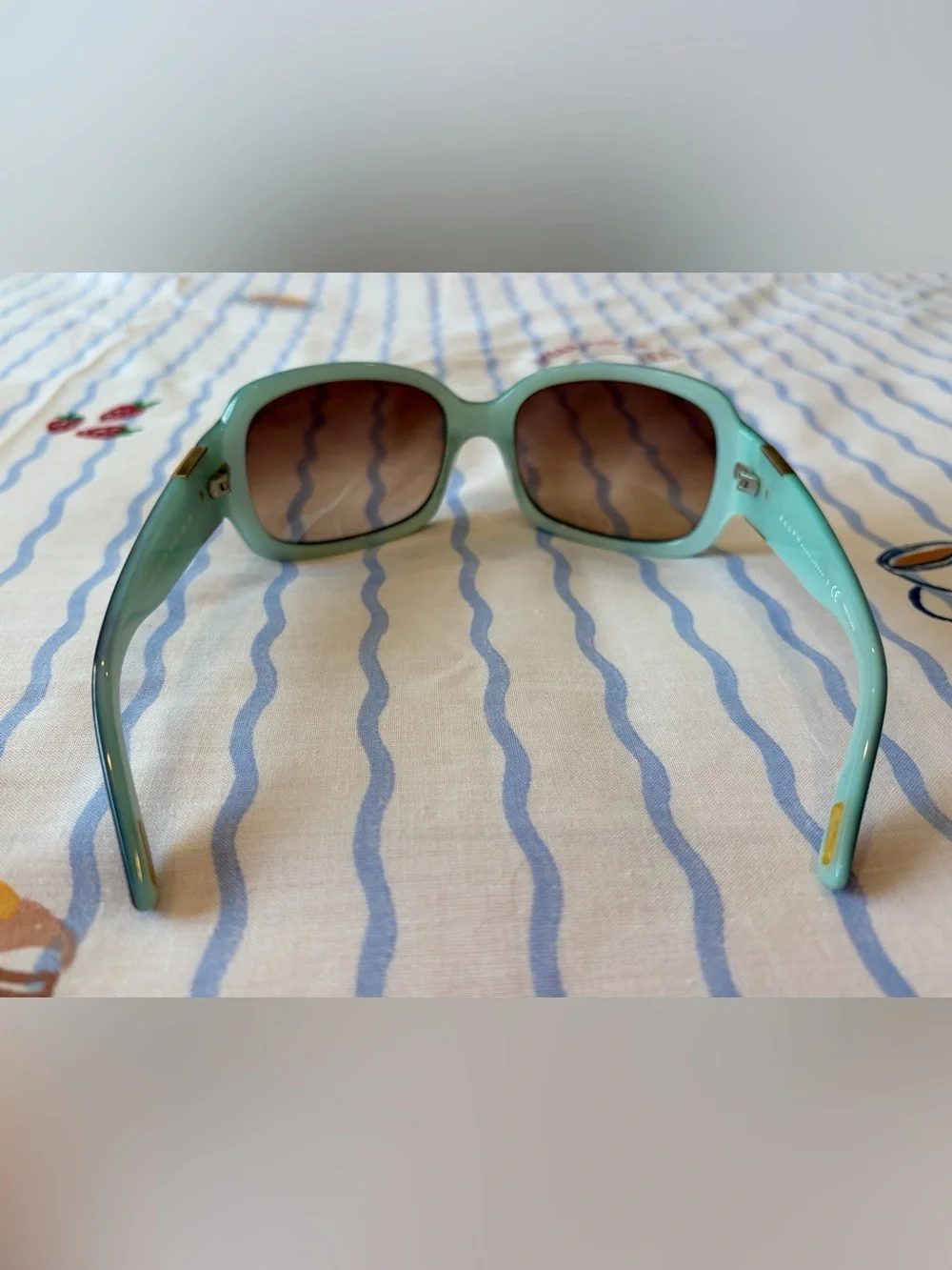Ralph Lauren Large Tortoise Shell and Mint Frame Sunglasses 🐆🩵🕶️